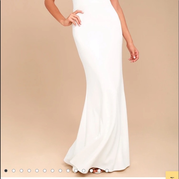 White Long Dress - NEW! - Picture 2 of 4